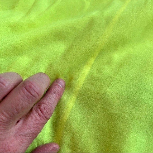 BCBGMAXAZRIA Sierra Dress, Pleated Multi Colour Floral Print Dress Neon, Size S - Picture 11 of 12